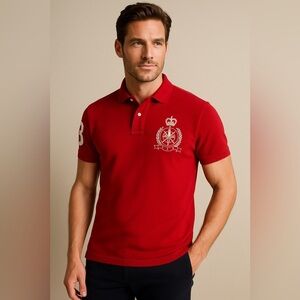 Men's Polo Shirt - Cactus Red 🍎